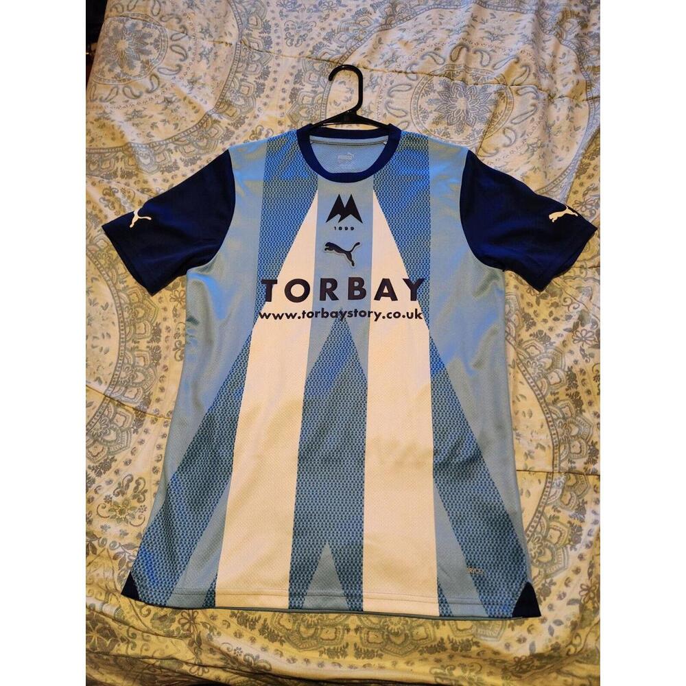 Torquay United 2023/2024 Akinfenwa England Away Soccer Jersey Size M - Picture 2 of 3